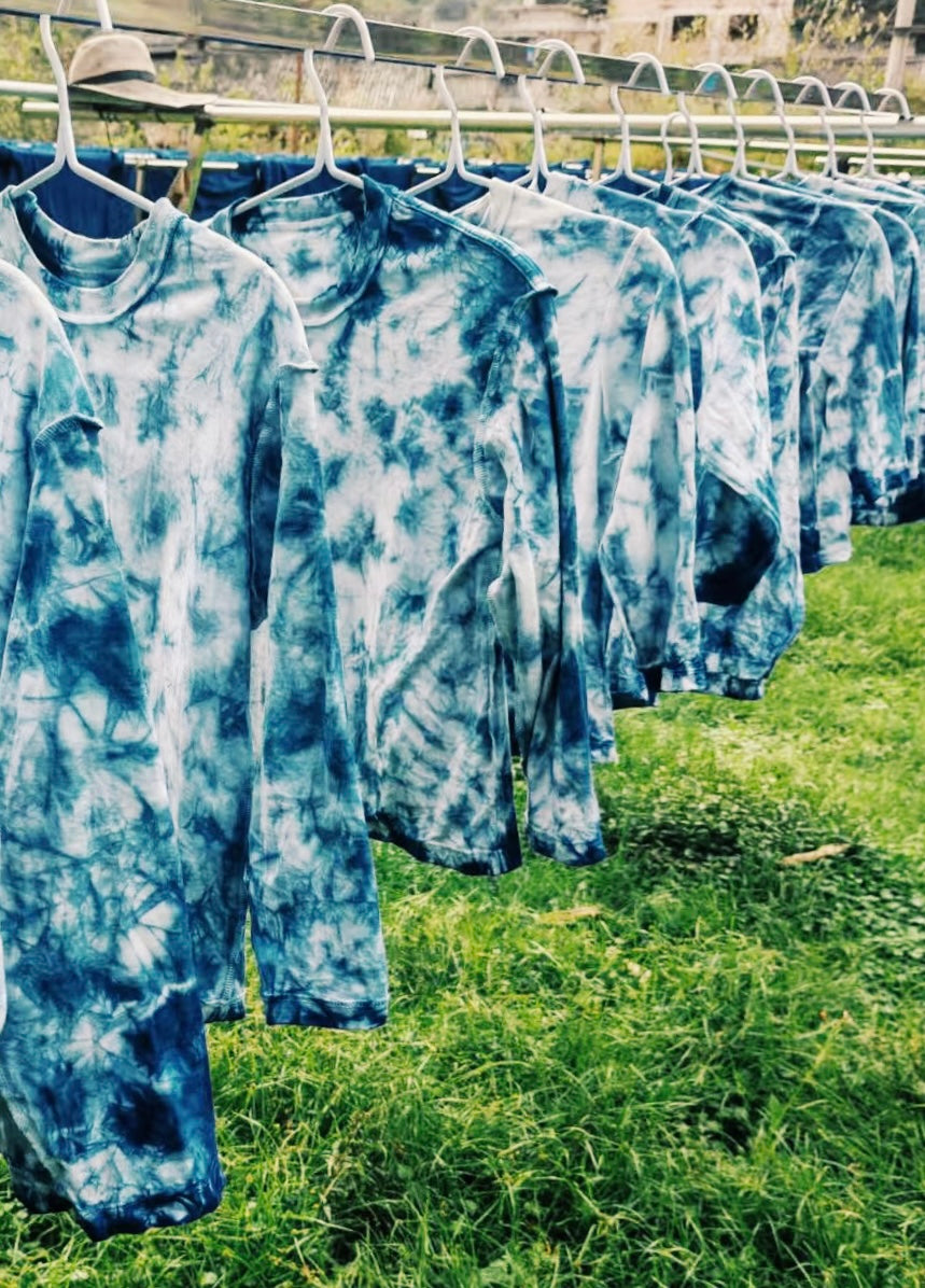 Batch 009 - "Ocean" Tie-Dye L/S Tee